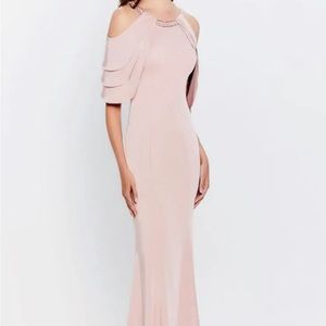 Mon Cheri Montage Evening Dress size 14 never worn.